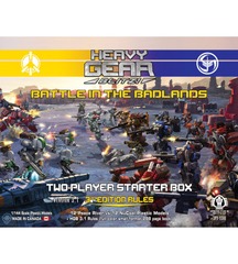 Heavy Gear Blitz - Battle in the Badlands - Two Player Starter Box - Includes Small Format HGB 3.1 Rules